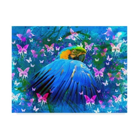 Ata Alishahi 'Bird In Color' Canvas Art,14x19